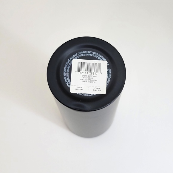 Starbucks Matte Black Logo Stainless Steel Tumbler 24 oz Venti Cup, NO STRAW - Picture 3 of 3